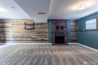 Bonus room on the lower level.