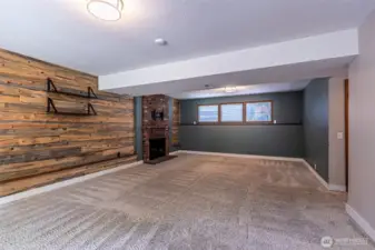 Another view of the bonus room downstairs.