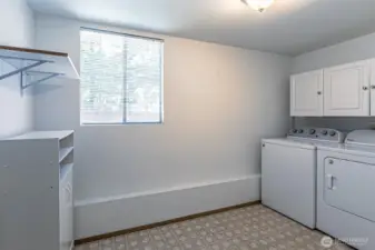 Laundry room downstairs.