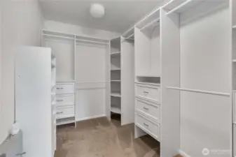 Large custom walk-in closet