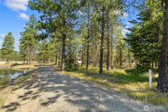 Jump on the trail system located behind the property