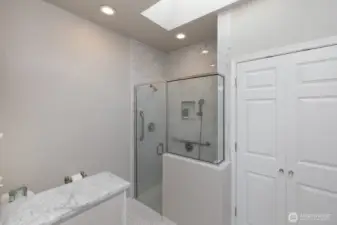 PRIMARY WALK IN SHOWER