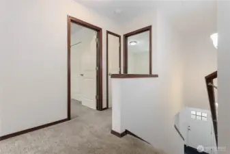 Upper level landing.