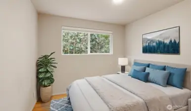 Smaller of the 4 bedrooms