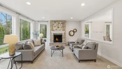 Meticulous attention to detail can be found throughout the home.