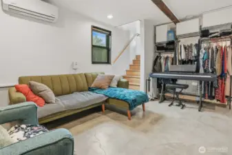 Downstairs flex room.