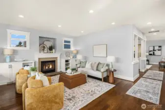 Natural flow throughout the home