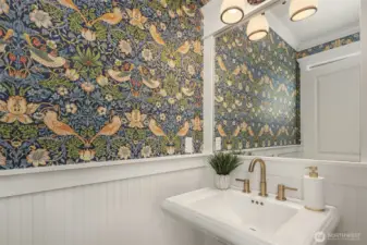 Main floor powder room