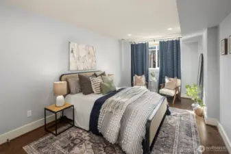 Lower level bedroom