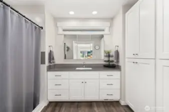 Primary bath with Walk in shower