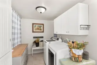 Laundry room on main