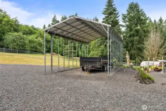 36X16 RV Cover with electrical