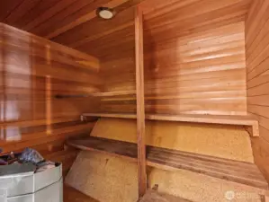 It even has a sauna!