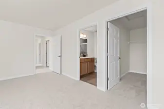 Walkin closet and primary ensuite