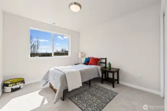 4th bedroom with views all the way to Tacoma