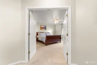 French doors open to your expansive master suite, a true retreat!