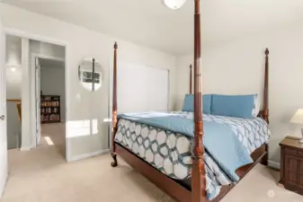 Bedroom number 2 is a great size and as you can see there's plenty of room for a queen bed.