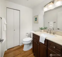 Main floor powder room.