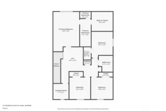 Upstairs Floor Plan