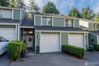 Since car garage and private entryway