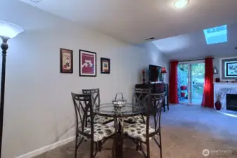 Plenty of room for fine dining