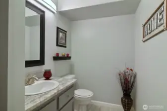 Remodeled half bath