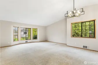main living room with natural light