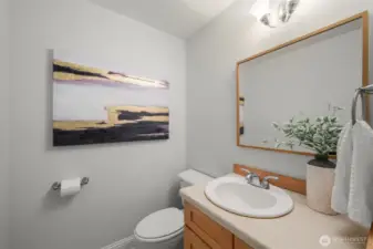 Main floor powder room