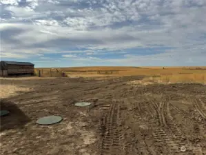 Pressurized septic system, installed!