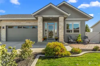 Nicely Landscaped with Patio and Seating Area