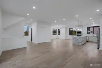 Entertaining your guests will be a breeze with this open floor plan. Gorgeous engineered hardwood flooring throughout.