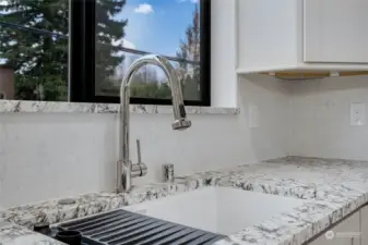 Polished nickel faucet