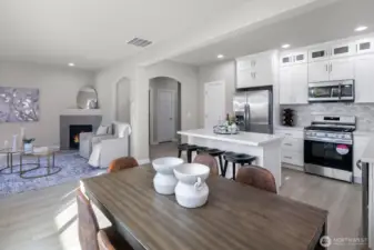 Eating Space off of Kitchen