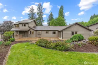 Curb appeal extends to the back of this lovely home!  Come take a peek today!