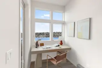 4th floor sitting room with balcony access- pic is of similar unit