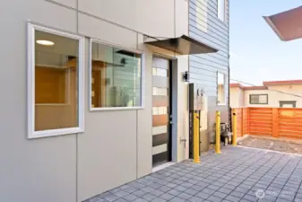 Second access to the unit. Could be separated access for office/rental unit.