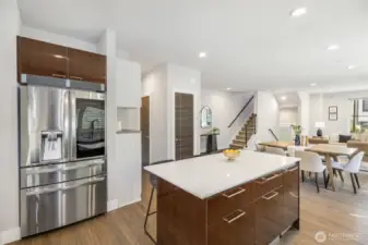 LG stainless steel Instaview door-in-door refrigerator
