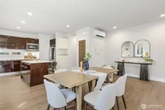 Main level includes a coat closet and walk-in pantry, providing accessible storage and everyday convenience.  Magnetic door stops throughout the home