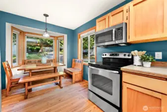 Kitchen with breakfast nook