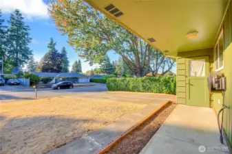 View from front door
