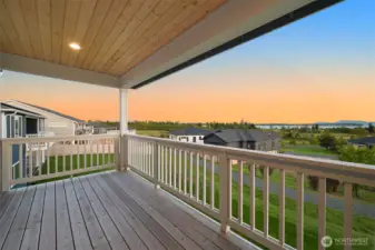 Panoramic views of Mt. Baker and the San Juan islands.