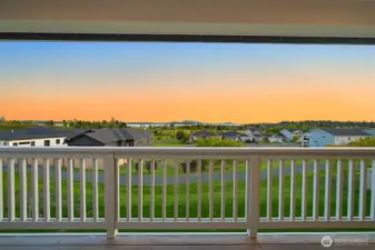 Expansive views across the distant shoreline.