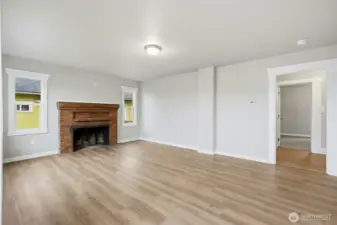 Immediately greeted with a bright, functional layout. Brand new luxury vinyl plank flooring & fresh paint.