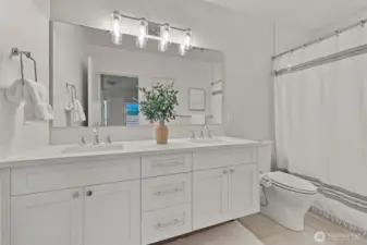 Downstairs full bath on first floor