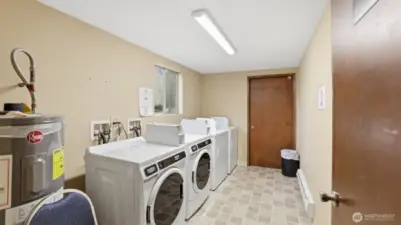 Shared Laundry area