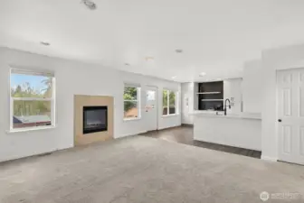 Living Room and Kitchen