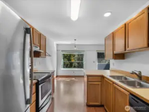 Kitchen w/ SS appliances
