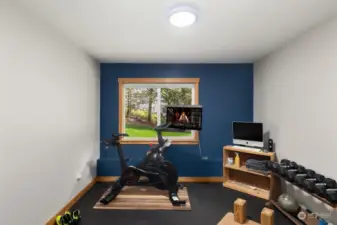 Home gym could be additional bedroom