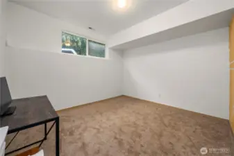 Lower level bonus space could be a family room or office
