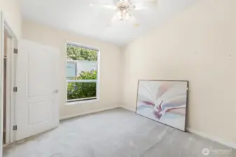 The third bedroom has a walk-in closet.